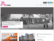 Tablet Screenshot of nbbl.no